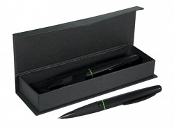 Ручка шариковая SILWERHOFF бизнес-класса "HI-TECH", матов. корпус, с зелен декор. кольцом 026079-02