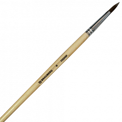 КИСТЬ Пони №4 200190 (BRAUBERG ) (30)