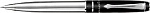 Ручка шариковая SILWERHOFF бизнес-класса "Image" с поворотн.механ., корпус лак.черный и хром 025028