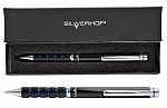 Ручка шариковая SILWERHOFF бизнес-класса "Unikum" с поворотн.механ., корпус черный 025064