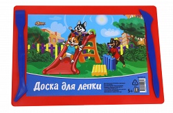 Доска для лепки А5 c 2-мя стеками "Шустрики"